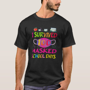 仮面生き延び学校の生徒と先生100人 Tシャツ