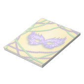 仮面紫色のマスク ノートパッド (回転)