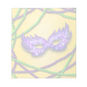 仮面紫色のマスク ノートパッド (正面)