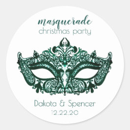 仮面緑のマスク |エメ鮮やかラルドカスタム ラウンドシール