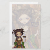 "仮面舞踏会で"の文房具 便箋 (正面/裏面)