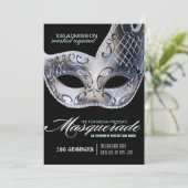 仮面舞踏会のパーティの招待状 招待状 (スタンド正面)