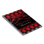 仮面舞踏会のパーティーの来客名簿 ノートブック (右側)