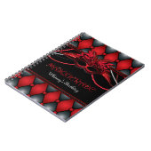 仮面舞踏会のパーティーの来客名簿 ノートブック (左側)