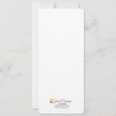 仮面舞踏会のパーティーは1チケット|の暗い赤紫色を是認します 招待状 (裏面)