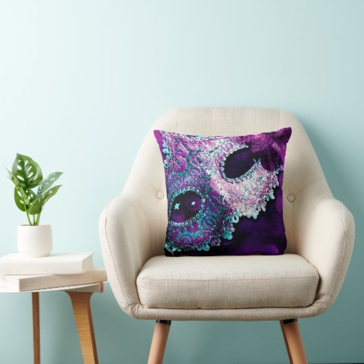 仮面舞踏会のマスクの衣裳のHalloweの投球のソファの枕 クッション (椅子)