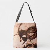 仮面舞踏会の十字の体のトート クロスボディバッグ (裏面)