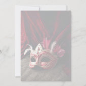 仮面舞踏会の招待状 招待状 (裏面)