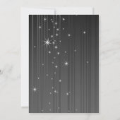 仮面舞踏会の結婚式招待状 招待状 (裏面)