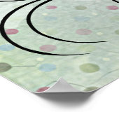 仮面舞踏会の背景ポスター ポスター (角)