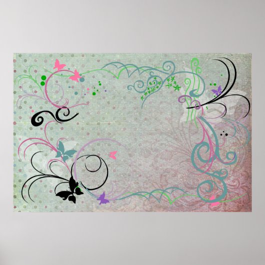 仮面舞踏会の背景ポスター ポスター (正面)