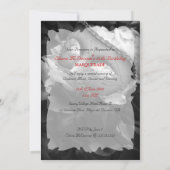 仮面舞踏会の誕生日の球の衣裳のパーティの招待状 招待状 (裏面)