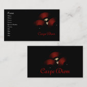 仮面舞踏会のCarpe Diemの名刺 名刺 (正面/裏面)