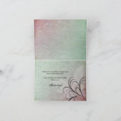 仮面舞踏会はメッセージカード感謝していしています サンキューカード (内部)