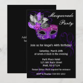 仮面舞踏会への招待状 招待状 (正面/裏面)