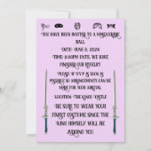 仮面舞踏会への招待状 招待状 (正面)