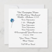 仮面舞踏会への招待状 招待状 (裏面)