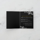 仮面舞踏会への招待 - 便箋 招待状 (内部)