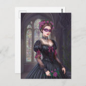 仮面舞踏会ビクトリアン ポストカード (正面/裏面)