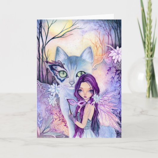 仮面舞踏会夜-空白のなカード カード (正面)