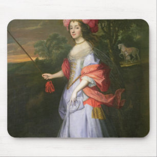 仮面舞踏会衣裳、c.1679の女性 マウスパッド