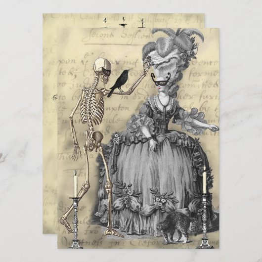 仮面舞踏会2 招待状 (正面/裏面)