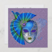 仮面舞踏会 - ガライベント - SRF 招待状 (正面/裏面)