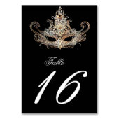 仮面舞踏会 テーブルナンバー (裏面)