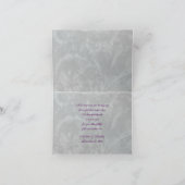 仮面舞踏会 マスク パープル 結婚式 感謝 (内部)