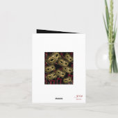 仮面舞踏会 ヴェネツィア アート カード (裏面)