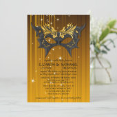 仮面舞踏会 結婚式招待状 招待状 (スタンド正面)