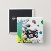 仮面舞踏会 缶バッジ (正面&裏面)