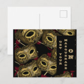 仮面芸術 ポストカード (正面/裏面)