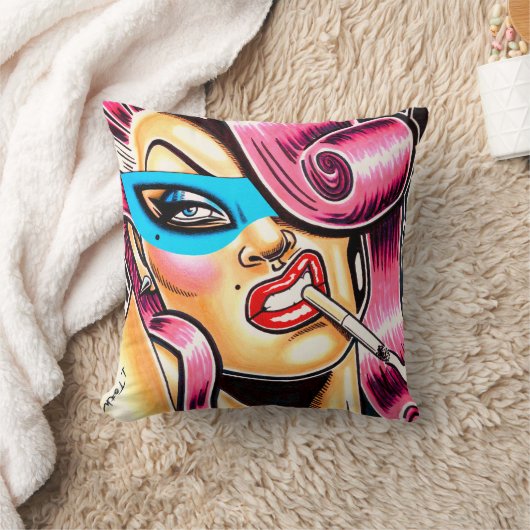 仮面Vixen クッション (ブランケット)