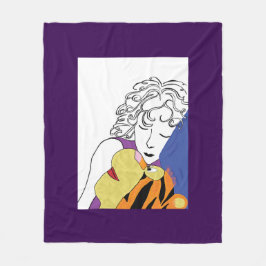 仲の良い仲間 フリースブランケット