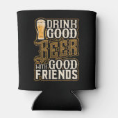 仲の良い友達とビールを飲む 缶クーラー (裏面)