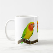 仲の良い恋人同士のマグ コーヒーマグカップ (左)