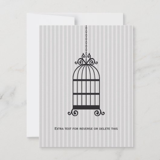 仲の良い恋人同士の灰色の婚約パーティの招待状 招待状 (裏面)