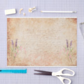 仲の良い恋人同士及び花 薄葉紙 (クラフト)