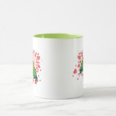 仲の良い恋人同士愛ハート マグカップ (中央)