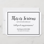 仲人依頼 - 真剣に 招待状 (正面)