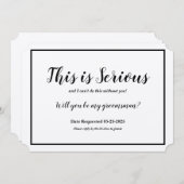 仲人依頼 - 真剣に 招待状 (正面/裏面)