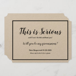 仲人依頼 - 真剣に 招待状