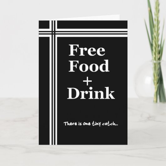 仲人招待状（ユーモア） - カスタマイズ可能 招待状 (正面)