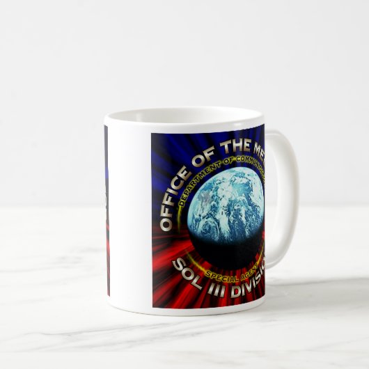 仲介人の総代理店のマグのオフィス コーヒーマグカップ (正面右)