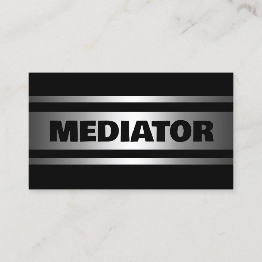 仲介者の法的 名刺 (正面)