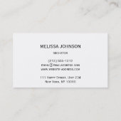 仲介者パーソナライズされたの業務カート 名刺 (裏面)