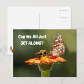 仲良くやっていける？ ポストカード (正面/裏面)