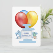 仲間からの同僚ハッピーバースデー カード (スタンド正面)