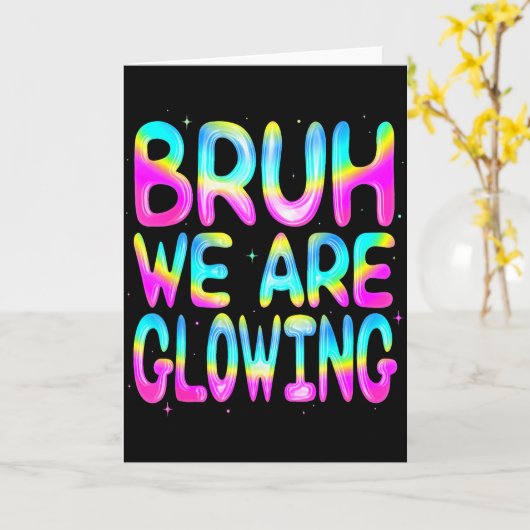 仲間たちよ、俺たちは輝いている!俺の輝きの時代、チームパーティーだぜ! カード (黄色い花)